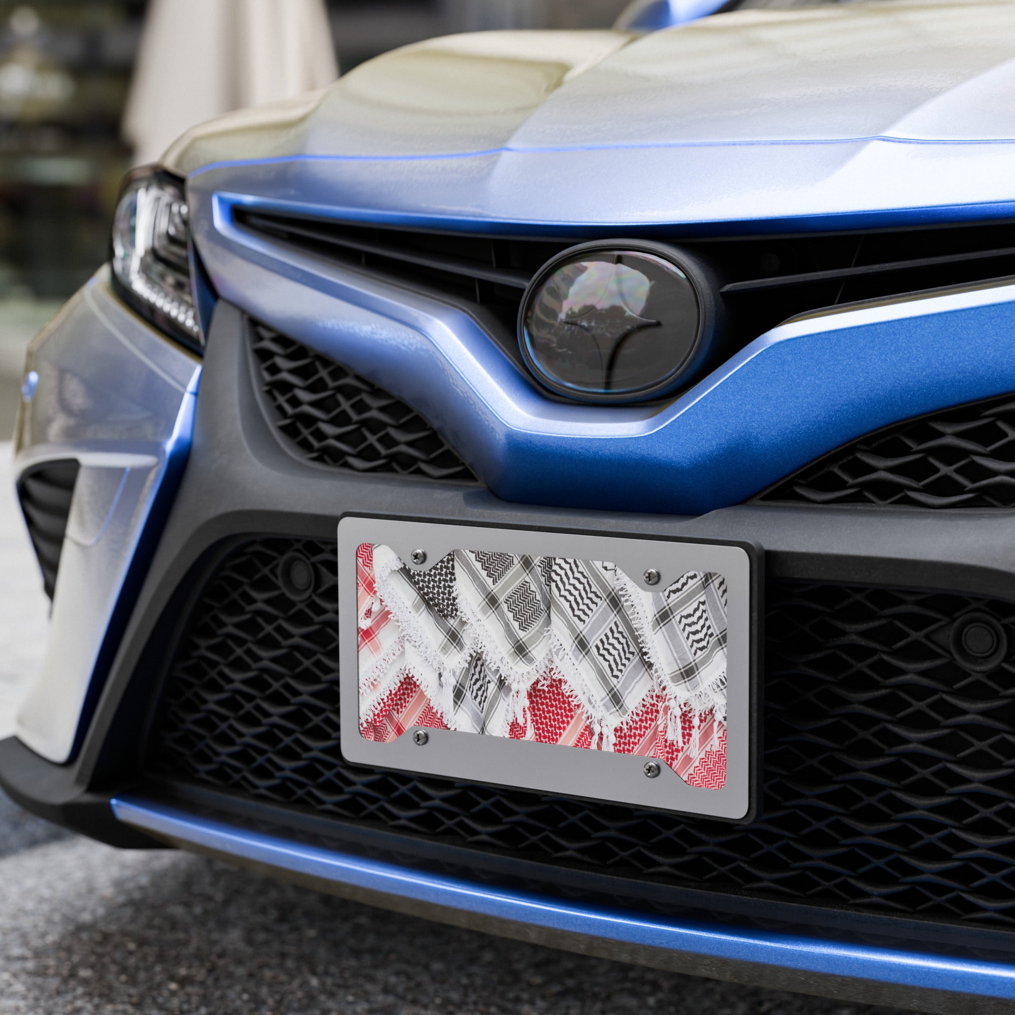 KEFFIYEH Vanity license plate – EK KURI